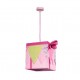 Colgante Grande Serie Regalo Rosa 1xe27 30x30x30