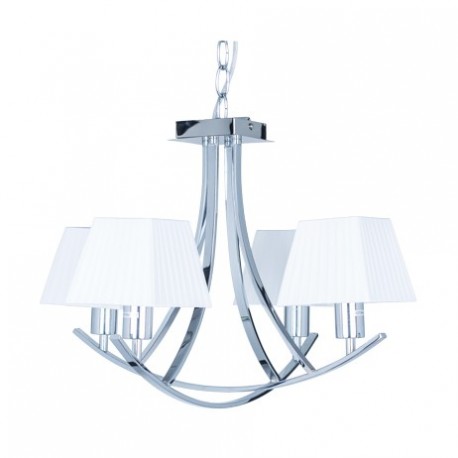 Lampara Serie Indiana Blanco/cromo 4xe14 42x60d