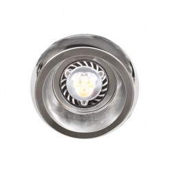 Empotrable Serie Gebo Cromo 8 Diam. 1xgu10 Led 5w Incluida