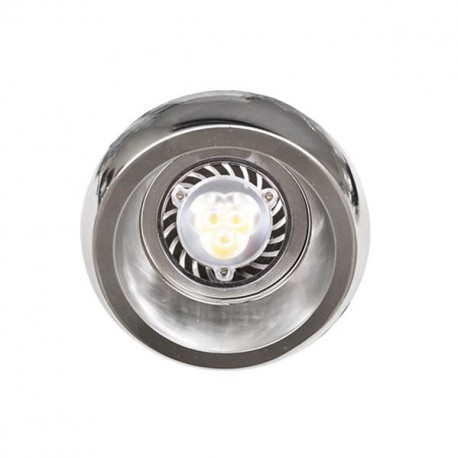 Empotrable Serie Gebo Cromo 8 Diam. 1xgu10 Led 5w Incluida