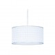 Colgante Peq. Serie Obi Blanca/cromo 2xe27 Regx40d