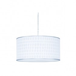 Colgante Peq. Serie Obi Blanca/cromo 2xe27 Regx40d