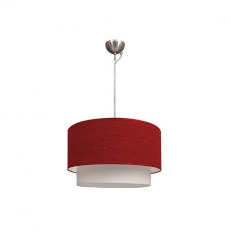 Colgante Planetario Doble Cilind Rojo/bl 2xe27 (regx35)