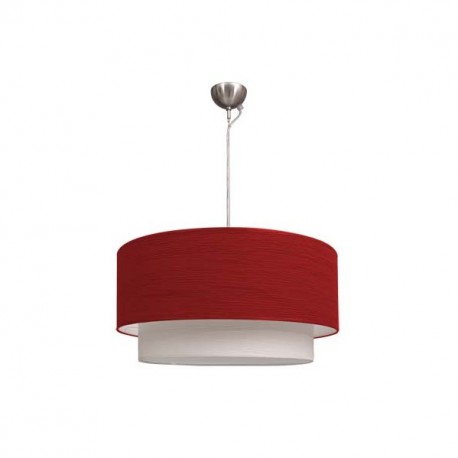 Colgante Planetario Doble Cilind Rojo/bl 2xe27 (regx50)