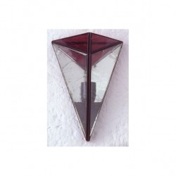 Aplique Piramide Violeta 1xe27 28x20