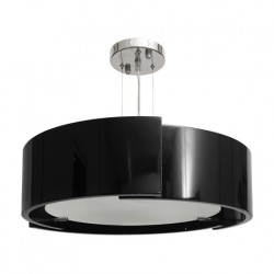 Colgante Oslo Cromo/negro 8xe27 D 90cm