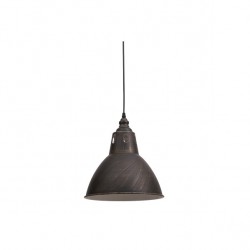 Colgante Campana Franklin Negro 1xe27 Regx32d