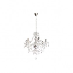 Lampara Cristal Serie Cracovia 6xe14 60x60d