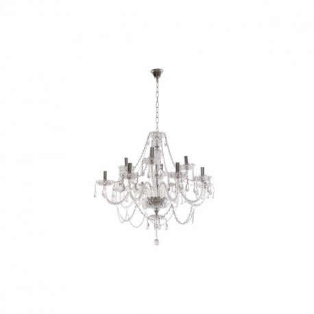 Lampara Cristal Serie Cracovia 12xe14 78x80d