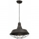 Colgante Finisterre Negro 1xe27 Bomb. Incluida Regx36