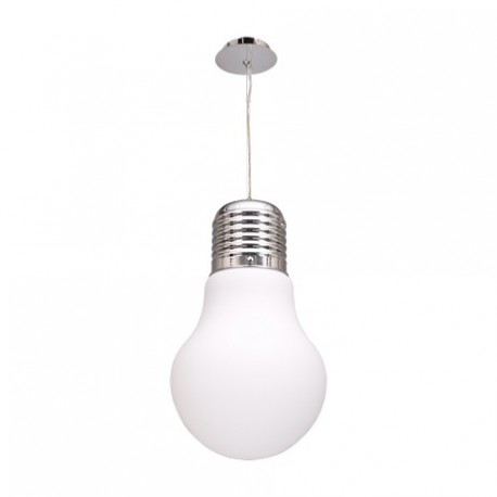 Colgante Bombilla Luz Blanco 1xe27 (28x50)