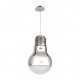 Colgante Bombilla Luz Cromo 1xe27 (28x50)