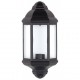 Aplique Exterior Anemona 1xe27 Negro 35x16