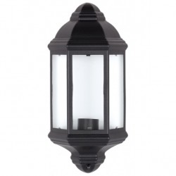 Aplique Exterior Anemona 1xe27 Negro 35x16