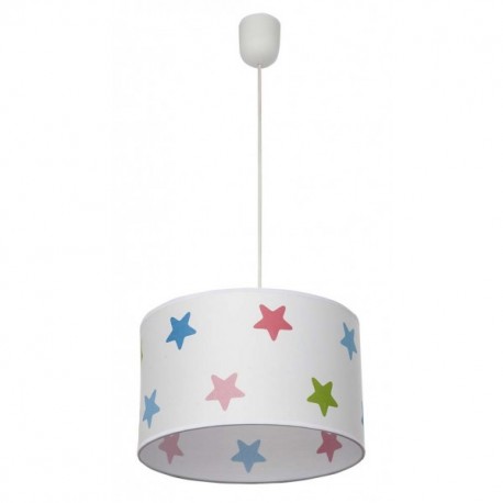 Colgante Star Estrellas De Colores 1xe27 Regx30d