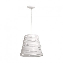 Colgante Serie Elsa 1xe27 Blanco 28x26