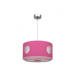 Colgante Infantil Serie Circulo Rosa 2xe27 (35 D)