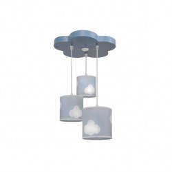 Plafon Cielo 3xe14 Celeste Regx30