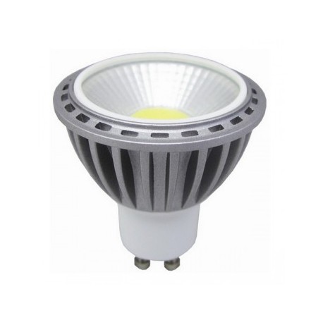 Dicroica LED COB 50 mm GU10 220V 5W 480 Lm 90º - Luz día 6000K