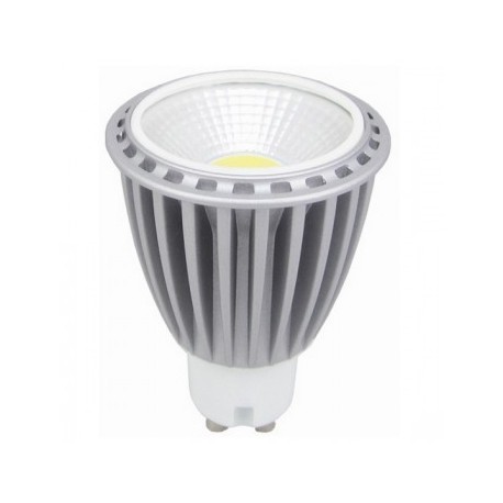 Dicroica LED COB 50 mm GU10 220V 7W 650 Lm 60º - Luz día 6000K