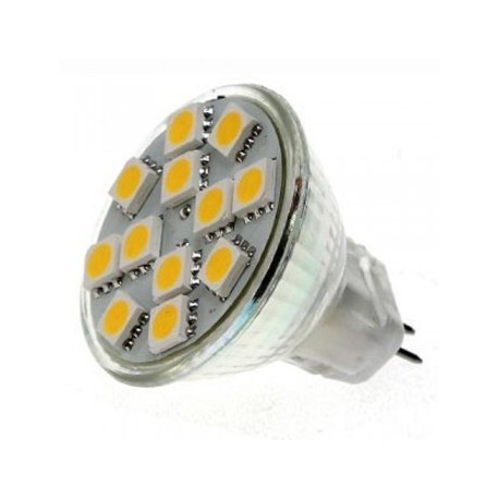 Dicroica LED 35 mm GU4-MR11 12V 2,4W 200 Lm 120º - Luz cálida 3000K