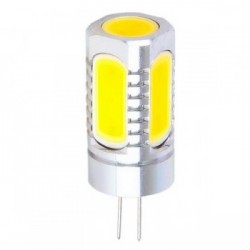 Lámpara Bipin LED COB G4 12V 5W 400 Lm 360º - Luz cálida 3000K
