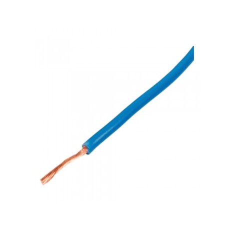 Hilo flexible H07Z1-K de 2.5 mm en azul | Libre de halógenos